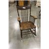Image 1 : PRESSBACK OAK ROCKER