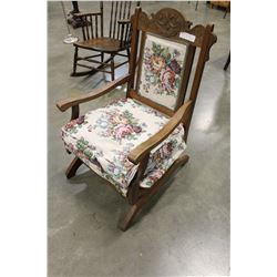 ANTIQUE PLATFORM ROCKER