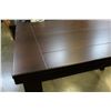 Image 2 : NEW HOME ELEGANCE PUB HEIGHT DARK FINSH DINING TABLE, RETAIL $699