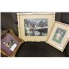 Image 1 : THREE SMALL FRAMED ESTATE PICTURES