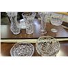 Image 2 : SHELF LOT OF CRYSTAL VASES AND BOWLS