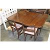 Image 1 : WALNUT DROPLEAF DINING TABLE
