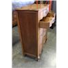 Image 2 : FRENCH PROVINCAL 5 DRAWER SERPENTINE HIGHBOY DRESSER