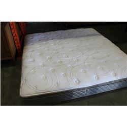 WHOLE HOME KINGSIZE FLOOR MODEL MATTRESS, NEEDS CLEANING, RETAIL $799