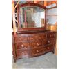 Image 1 : MODERN 10 DRAWER DRESSER AND MIRROR WITH STORAGE