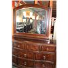 Image 2 : MODERN 10 DRAWER DRESSER AND MIRROR WITH STORAGE