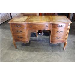 FRENCH PROVINCAL SERPENTINE DESK