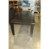 Image 1 : NEW HOME ELEGANCE MODERN DRK FINISH DINING TABLE WITH HIDDEN LEAF, RETAIL $1199