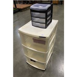 3 DRAWER ROLLING ORGANIZER