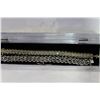 Image 1 : STERLING CHARM BRACELET AND BLUE STONE TENNIS BRACELET