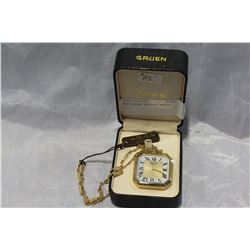 NEW GRUEN POCKET WATCH