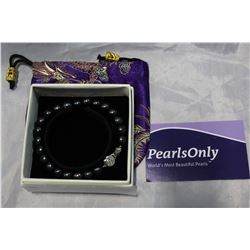 BLACK PEARL BRACELET WITH GIFT BAG