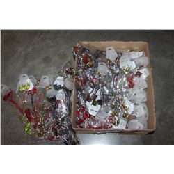 BOX OF NEW EARRING AND NECLACE SETS