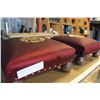 Image 1 : TWO EASTERN FOOTSTOOLS