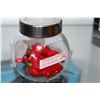 Image 1 : JAR OF THREE CAROLINA REAPER LOCALLY ORGANIC GROWN HOT PEPPERS