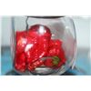Image 2 : JAR OF THREE CAROLINA REAPER LOCALLY ORGANIC GROWN HOT PEPPERS
