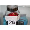 Image 3 : JAR OF THREE CAROLINA REAPER LOCALLY ORGANIC GROWN HOT PEPPERS