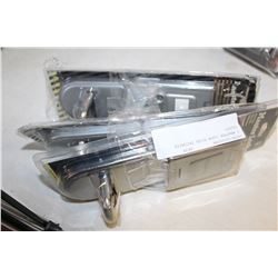 3 MASTER LOCK HIGH SECURITY HASPS