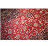 Image 3 : NEW 100% WOOL MAHSHAD HAND KNOTTED PERSIAN AREA CARPET, 3X2 METER RED/ BLUE. 45-50 KNOTS SQ. CM