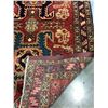 Image 3 : NEW 100% WOOL TABRIZ HAND KNOTTED RED/BLACK/WHITE PERSIAN CARPET, SIZE 3X1.5 METER 45-50 KNOTS/ SQ. 