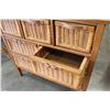 Image 3 : SIX DRAWER WICKER ORGANIZER