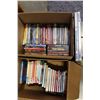 Image 1 : BOX OF DVDS AND DVD PLAYER