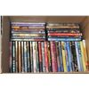 Image 2 : BOX OF DVDS AND DVD PLAYER