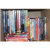Image 3 : BOX OF DVDS AND DVD PLAYER