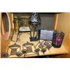 Image 1 : LOT OF CANDLESTANDS AND CANDLES