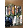 Image 2 : BOX OF XBOX CONTROLLERS AND GAMES