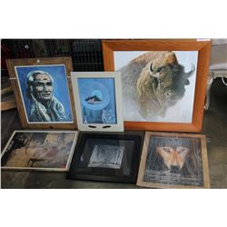 LOT OF PRINTS AND BATEMAN AND OTHER