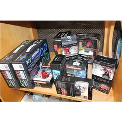 TWO MICRO LITE QUAD COPTER AND FIVE MINI DRONES AND TWO TURBO RUNNERS AND FLIP DRONE