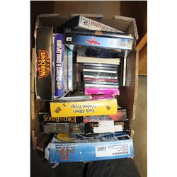 BOX OF ASSORTED PC GAMES