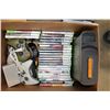Image 1 : BOX OF XBOX 360 CONTROLLERS AND GAMES