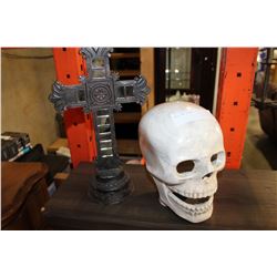 SKULL AND CROSS