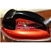Image 2 : CASED PORTABLE GOLF PUTTER VINTAGE CIGARETTE MACHINE AND CHILDS TOY IRON AND VEHCILE