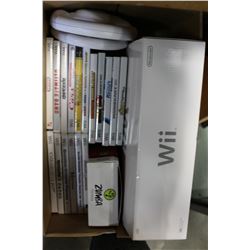 BOX OF WII AND GAMES