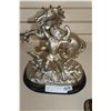 Image 1 : PAINTED STATUE HUNTER AND HORSE