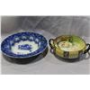 Image 1 : FLOW BLU BOWL AND HAND PAINTED BOEL
