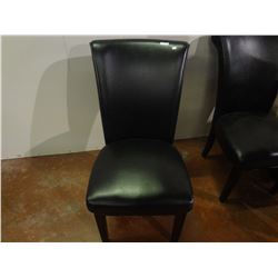 (New) Black Leatherette Chair