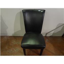 (New) Black Leatherette Chair