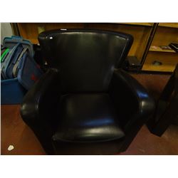 (NEW) Brown Leather Chair has some small scuffs