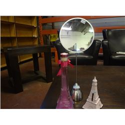 Standing Mirror, Eiffel Tower piggy bank, etc.