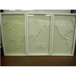 3 Piece World Art collection