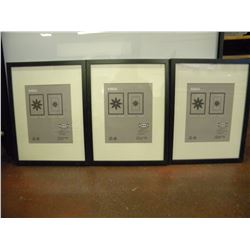 3 Ikea Picture Frames