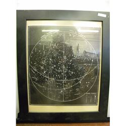 Framed Star Map