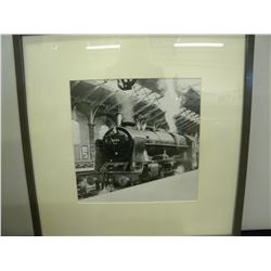 Framed train railroad Picture
