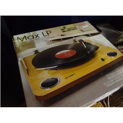 Max LP Conversion Turntable With Stereo Speakers