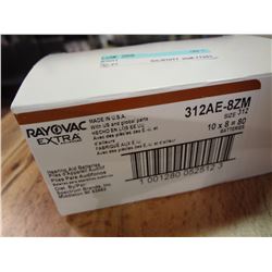 Box Lot of Rayovac Hearing Aid Batteries