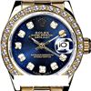 Image 1 : Rolex Men's 18K Yellow President, QuickSet, Diamond Dial & Diamond Bezel - REF-1243W6K